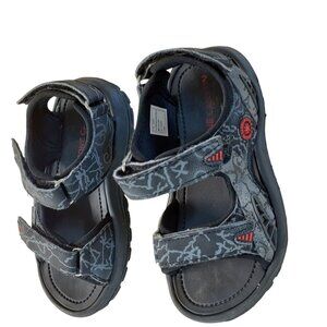 Stone Canyon Harvey Sandals Toddler Boys Size 11M Black Gray Outdoor